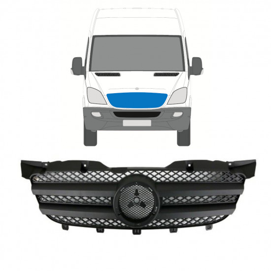 Grotelės už Mercedes Sprinter 2006-2013 7495