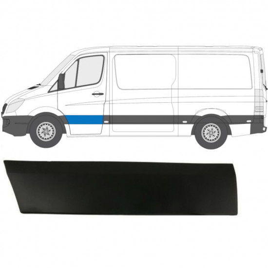 Priekinių durų Sparno juosta už Mercedes Sprinter 2006- / Kairė 7222