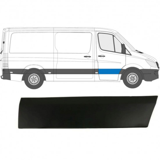 Priekinių durų Sparno juosta už Mercedes Sprinter 2006- / Dešinė 7223