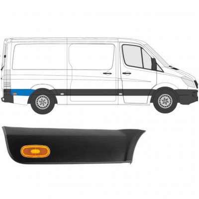 Sparno juosta galinio sparno su lempa už Mercedes Sprinter 2006- / Dešinė / Rinkinys 10686