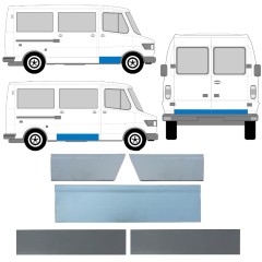 Priekinių durų už Mercedes T1 207-410 1977-1995 / Kairė + Dešinė / Rinkinys 12633