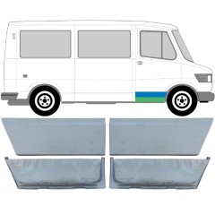 Priekinių durų skarda už Mercedes T1 207-410 1977-1995 / Rinkinys 11851