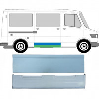 Stumdomų durų vidinė + išorinė dalis už Mercedes T1 207-410 1977-1995 / Kairė = Dešinė (simetriška) / Rinkinys 9566