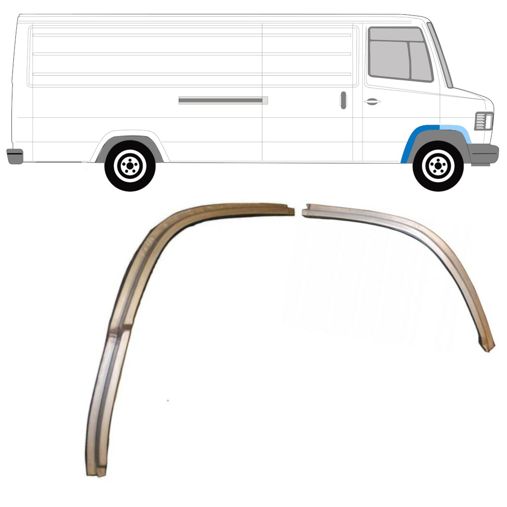 Lankas Prie Priekinio Rato Už Mercedes T2 1986-1996 / Dešinė / Rinkinys 8022