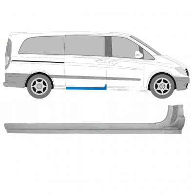 Slenkstis apatinė durų slankiojančių už Mercedes Vito 2003-2014 / Dešinė 8287