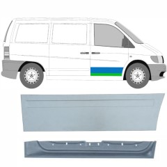 Priekinių durų vidinė + išorinė dalis už Mercedes Vito I W638 1996-2003 / Dešinė / Rinkinys 9789