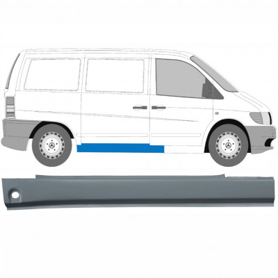 Slenkstis apatinė durų slankiojančių už Mercedes Vito 1996-2003 / Dešinė 8280