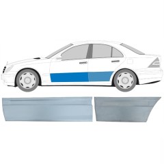 Priekinių ir galinių durų dalis už Mercedes C-Class W203 2000-2007 / Kairė / Rinkinys 10674