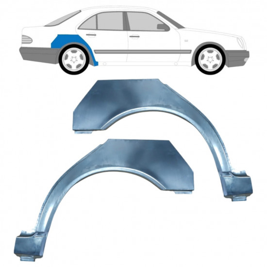 Galinė arka už Mercedes E-class 1995-2003 / Kairė + Dešinė / Rinkinys 9456