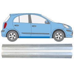 Slenkstis, apatinė už Nissan Micra K13 2010-2017 / Kairė + Dešinė / Rinkinys 15215
