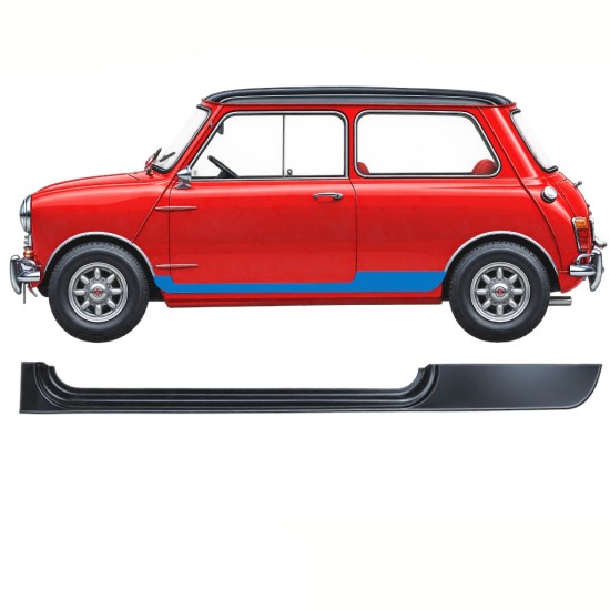 Visas slenkstis už Austin Mini Cooper 1959-1969 / Kairė 10876