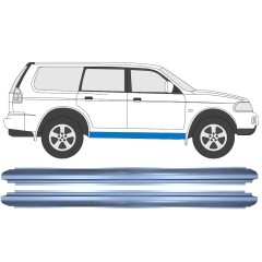 Slenkstis, apatinė už Mitsubishi Pajero Sport 1996-2008 / Kairė = Dešinė (simetriška) / Rinkinys 10084