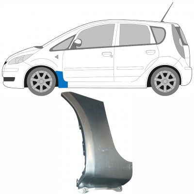 Sparno apatinė dalis už Mitsubishi Colt 2004-2012 / Kairė 8381