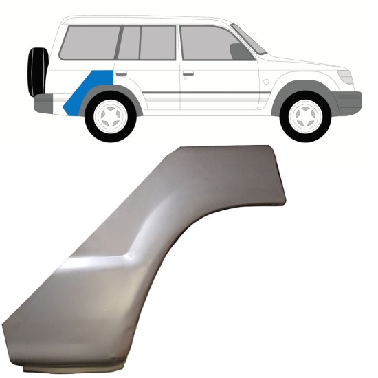 Galinė arka už Mitsubishi Pajero 1991-2001 / Dešinė 16015