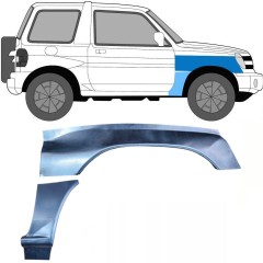 Sparno apatinė dalis už Mitsubishi Pajero Pinin 1998-2007 / Dešinė / Rinkinys 10055