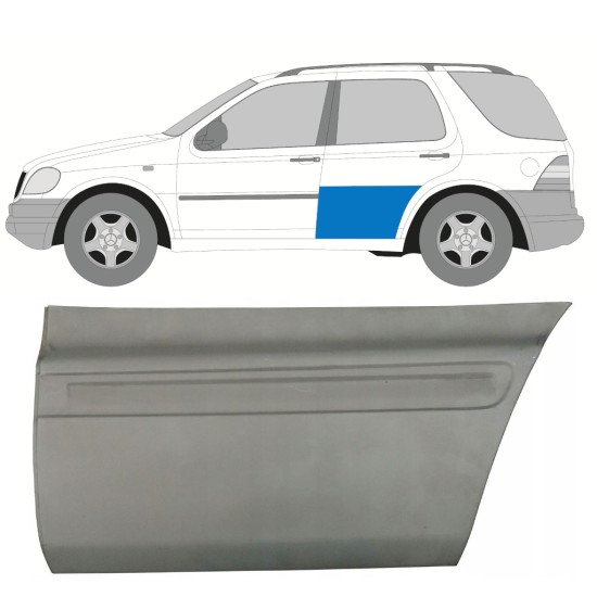 Galinių durų dalis už Mercedes M-Class ML W163 1998-2005 / Kairė 16091