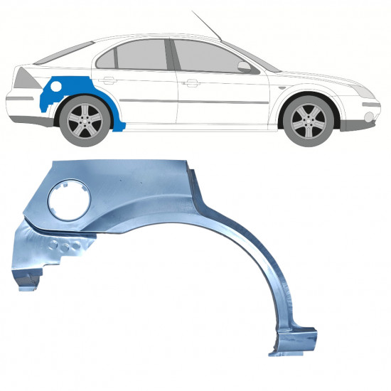 Galinė arka už Ford Mondeo 2000-2007 / Dešinė 11034