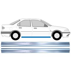 Slenkstis, apatinė už Ford Mondeo 1993-2000 / Kairė + Dešinė / Rinkinys 12597