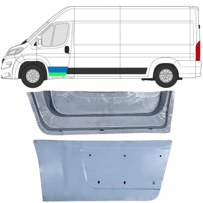 Priekinių durų vidinė + išorinė dalis už Opel Movano 2021-2026 / Kairė 16479