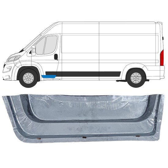 Priekinių durų vidinė dalis už Opel Movano 2021-2026 / Kairė 16476