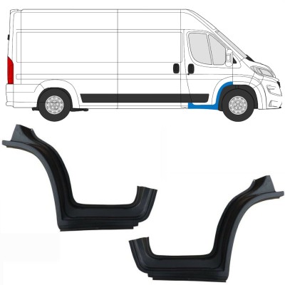 Sparno dalis su slenksčiu už Opel Movano 2021-2026 / Kairė + Dešinė 16411