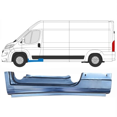 Slenkstis apatinė durų priekinių už Opel Movano 2021-2026 / Kairė 16418