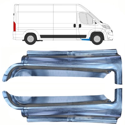 Slenkstis apatinė durų priekinių už Opel Movano 2021-2026 / Kairė + Dešinė / Rinkinys 16416