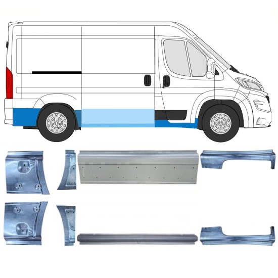 Remonto komplektas už Opel Movano 2021-2026 / Kairė + Dešinė 16534