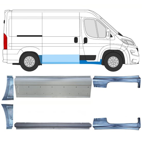 Remonto komplektas už Opel Movano 2021-2026 / Kairė + Dešinė 16536