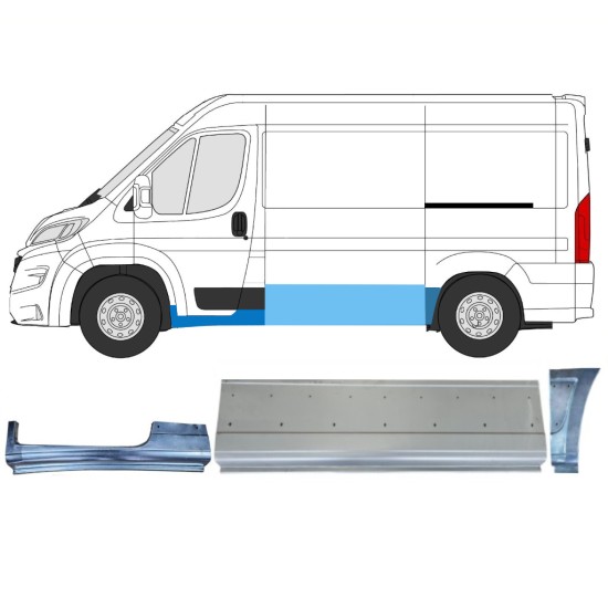 Remonto komplektas už Opel Movano 2021-2026 / Kairė 16532
