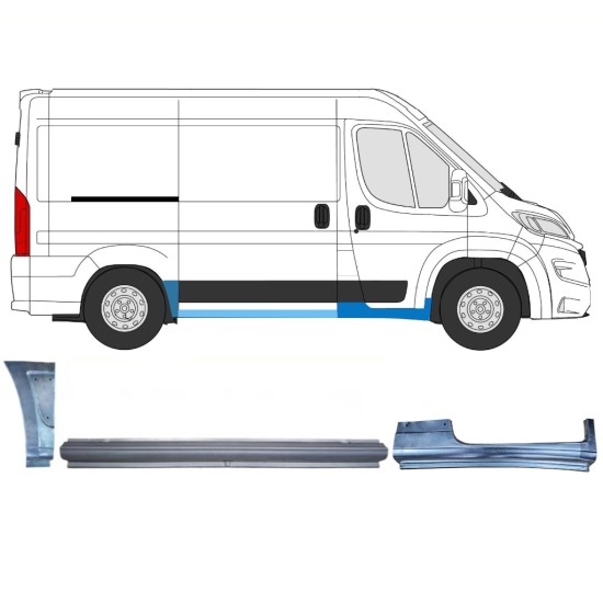 Remonto komplektas už Opel Movano 2021-2026 / Dešinė 16533