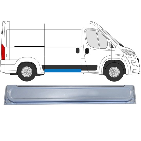 Stumdomų durų vidinė dalis už Opel Movano 2021-2026 / Dešinė 16404