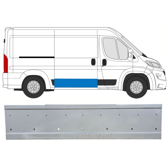 Stumdomų durų dalis už Opel Movano 2021-2026 / Dešinė 16460