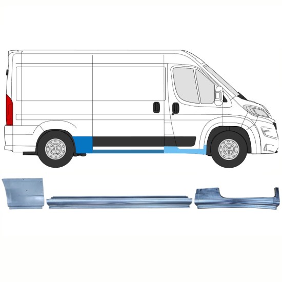 Remonto komplektas už Opel Movano 2021-2026 / Dešinė / 16526