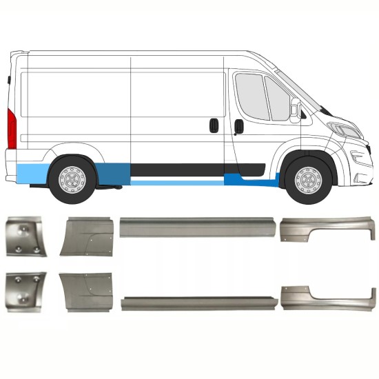 Remonto komplektas už Opel Movano 2021-2026 / Kairė + Dešinė 16425