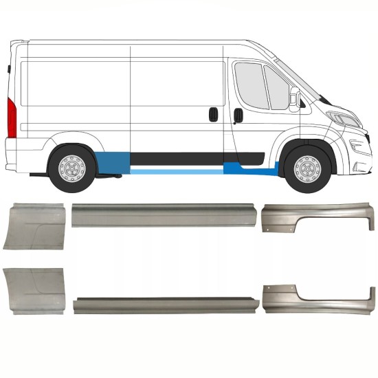 Remonto komplektas už Opel Movano 2021-2026 / Kairė + Dešinė 16427