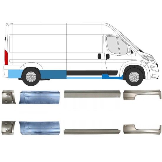 Remonto komplektas už Opel Movano 2021-2026 / Kairė + Dešinė 16468