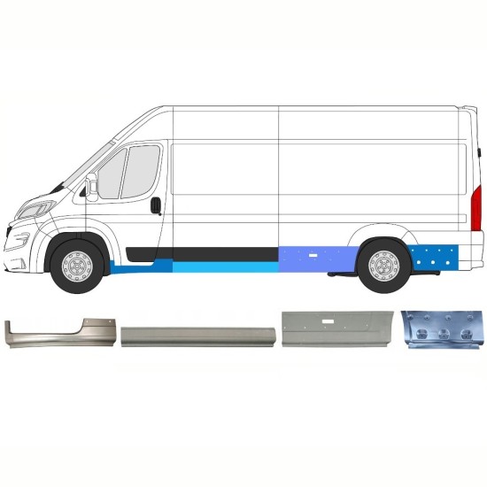 Remonto komplektas už Opel Movano 2021-2026 / Kairė 16797