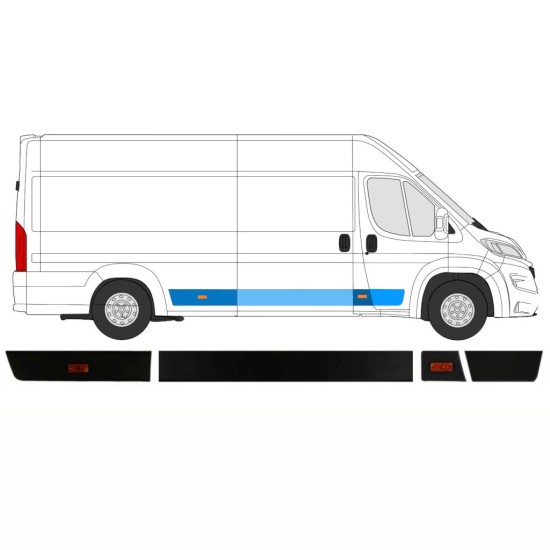 Juostelių rinkinys už Opel Movano 2021-2026 / Dešinė / 14422