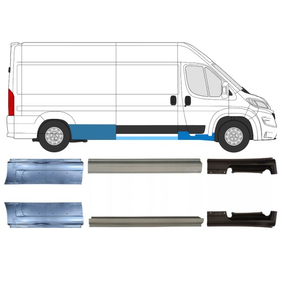 Remonto komplektas už Opel Movano 2021-2026 / Kairė + Dešinė 16464