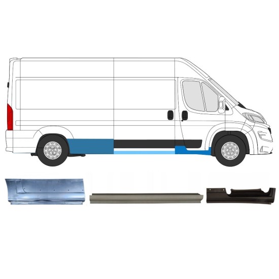 Remonto komplektas už Opel Movano 2021-2026 / Dešinė 16537