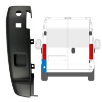 Galinio bamperio kampas 180 laipsnių už Opel Movano 2021-2026 / Kairė 15801