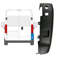 Galinio bamperio kampas 180 laipsnių už Opel Movano 2021-2026 / Dešinė 15799