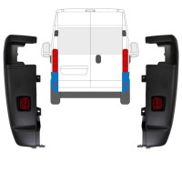 Galinio bamperio kampas 270 laipsnių už Opel Movano 2021-2026 / Kairė + Dešinė / Rinkinys 15797