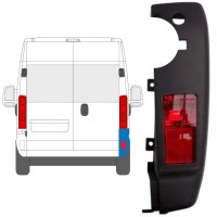 Galinio bamperio kampas su lempa už Opel Movano 2021-2026 / Dešinė / Rinkinys 15794