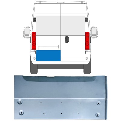 Galinių durų dalis už Opel Movano 2021-2026 / Kairė 16515