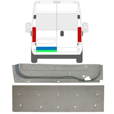 Galinių durų dalis už Opel Movano 2021-2026 / Dešinė / Rinkinys 16518