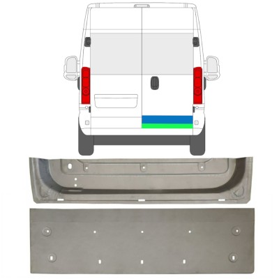 Galinių durų dalis už Opel Movano 2021-2026 / Dešinė / Rinkinys 16517