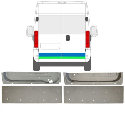 Galinių durų dalis už Opel Movano 2021-2026 16519