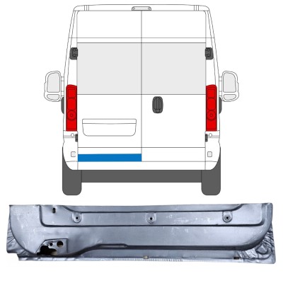 Galinių durų dalis už Opel Movano 2021-2026 / Kairė 16505